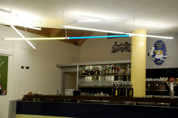 SHANGHAI - Fluorescent polycarbonate pendant lamp by Martinelli Luce - view 3